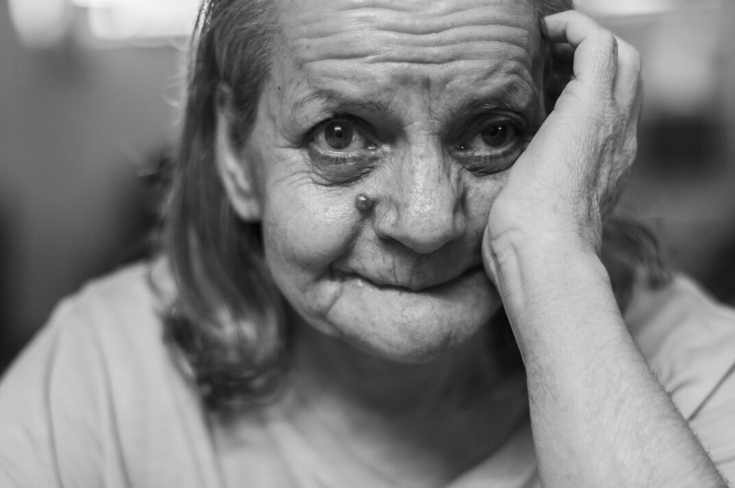 elderly woman portrait