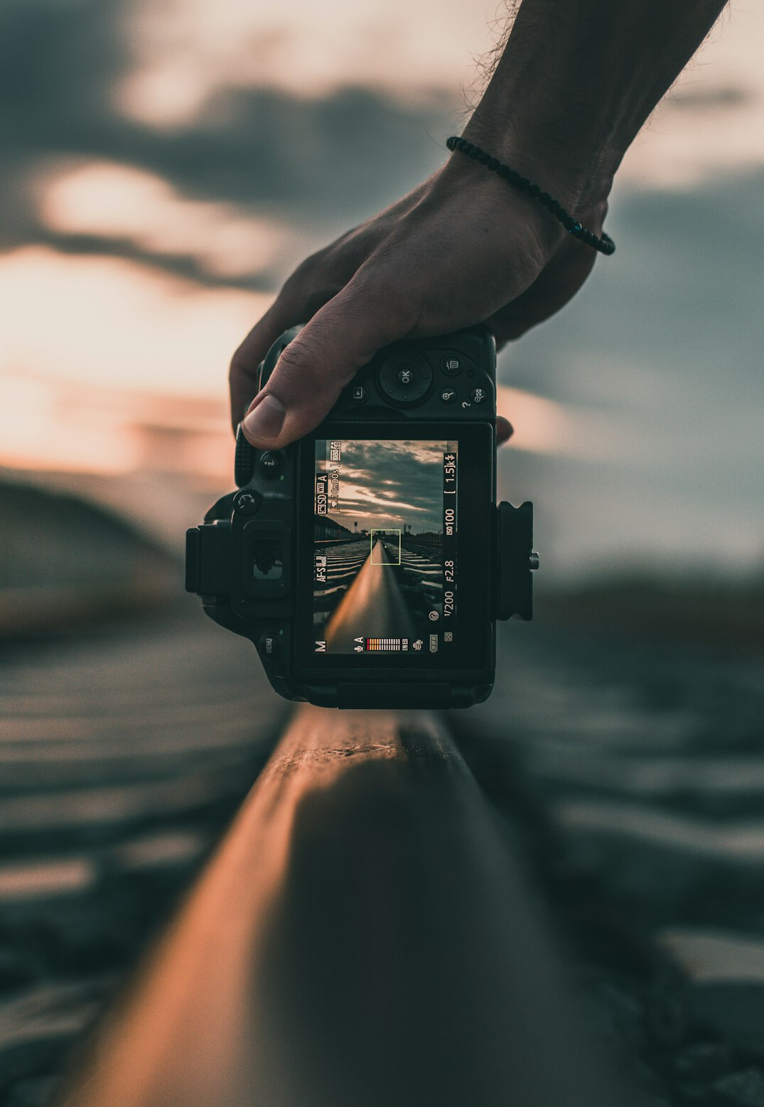 photographer with camera