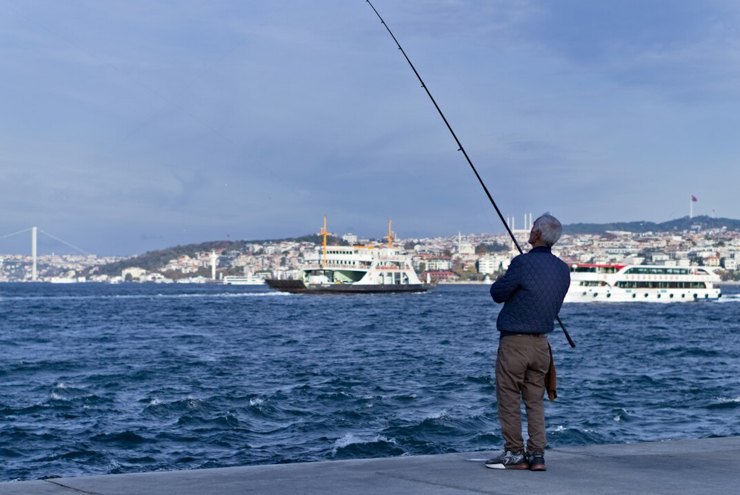 fisherman at harbor