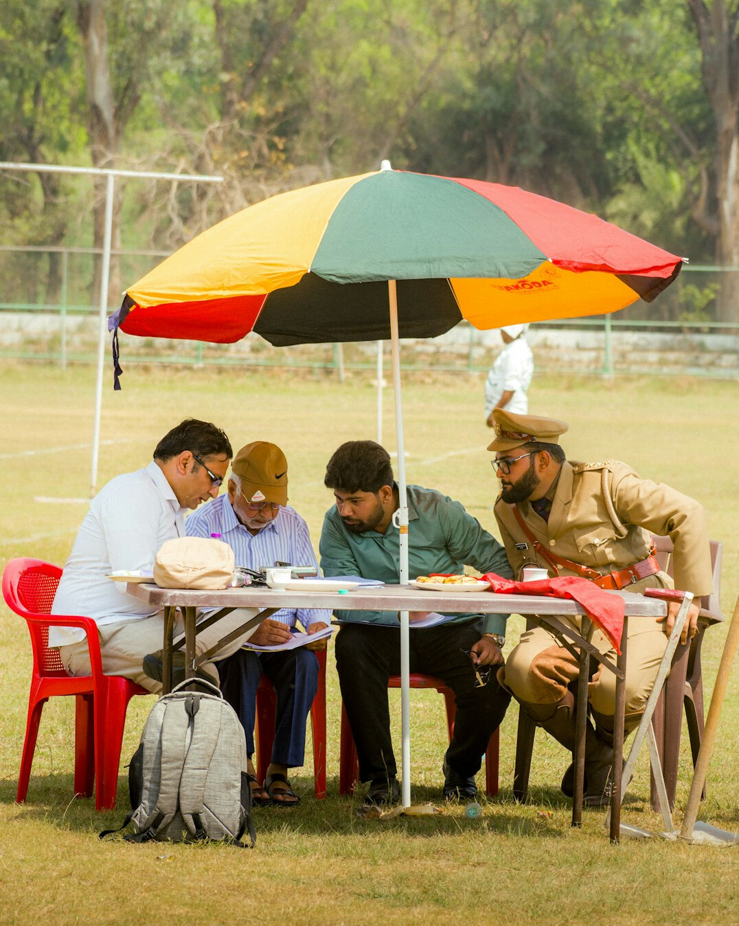 group of locals in meeting